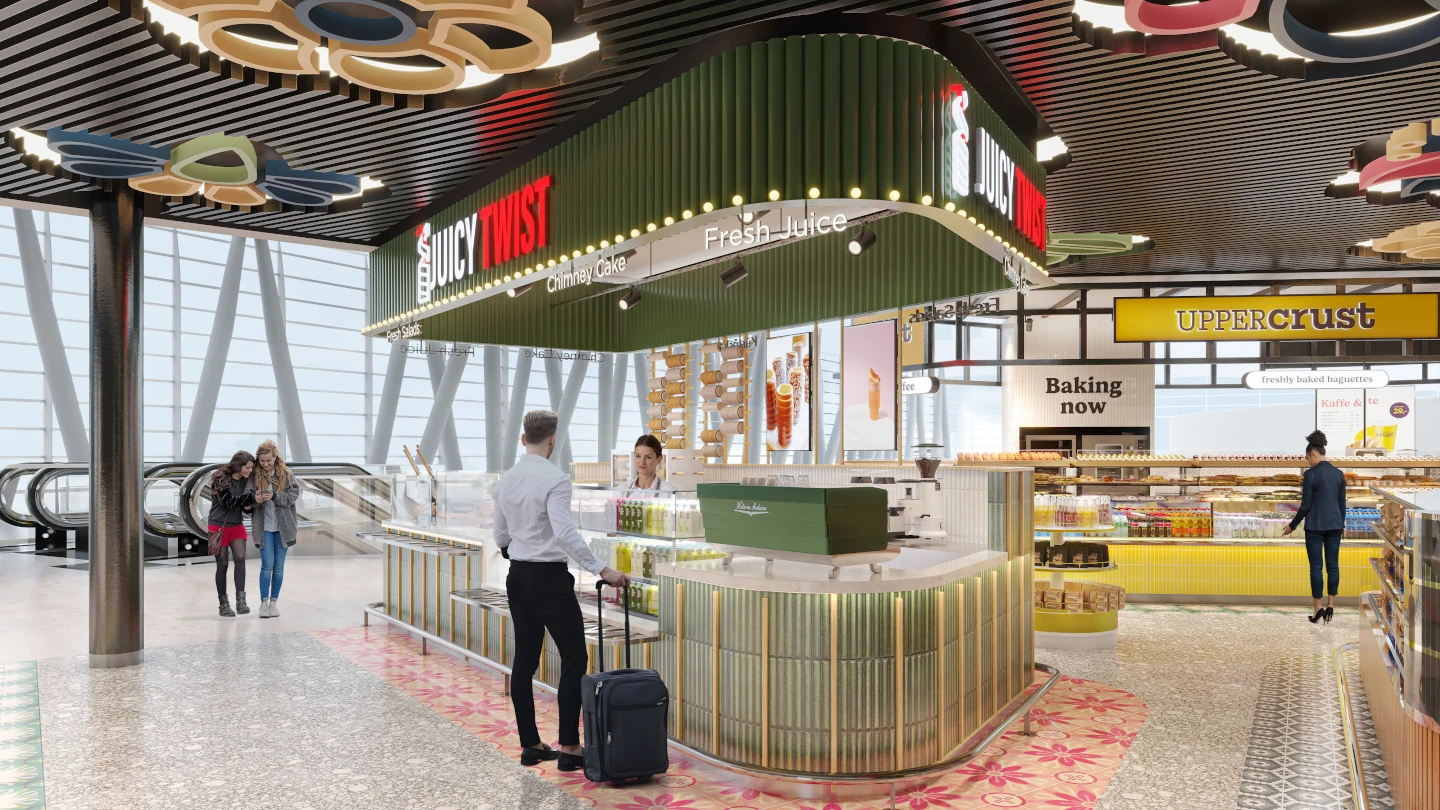 BUD Airport Food Court